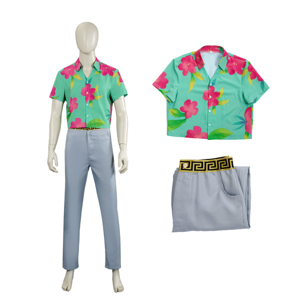 Anime K-Pop: Demon Hunters Saja Boys Cosplay Costume Green Shirt - AwwwCos