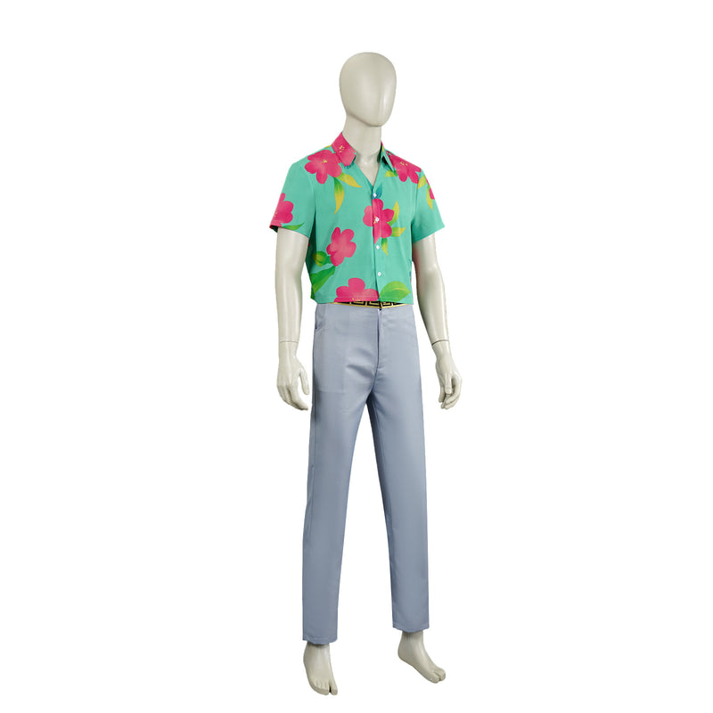 Anime K-Pop: Demon Hunters Saja Boys Cosplay Costume Green Shirt - AwwwCos
