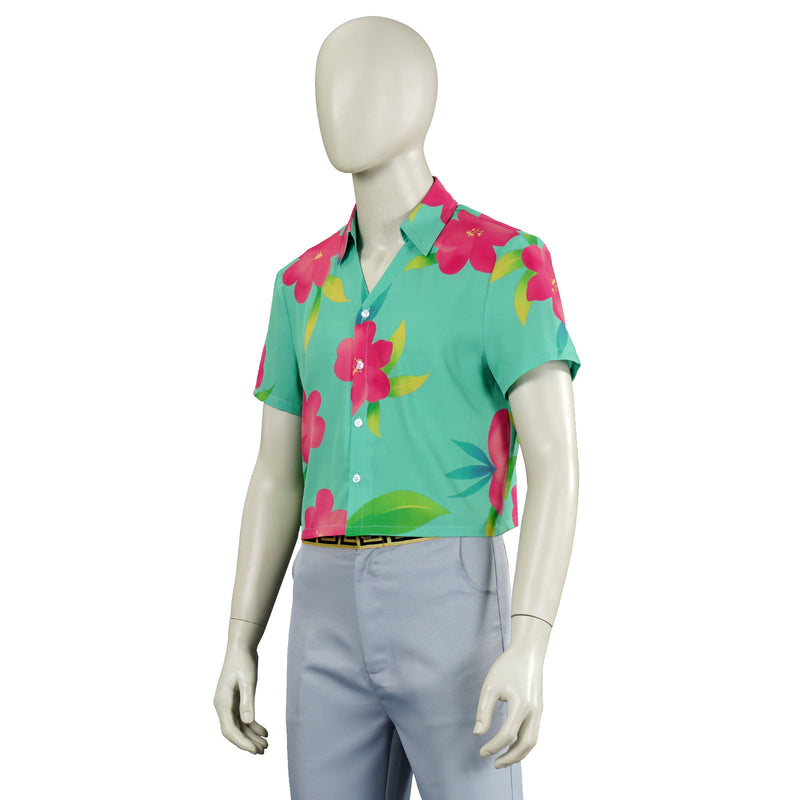 Anime K-Pop: Demon Hunters Saja Boys Cosplay Costume Green Shirt - AwwwCos