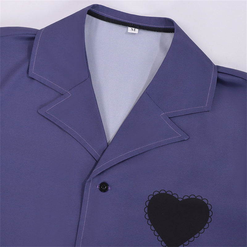 Anime K-Pop: Demon Hunters Saja Boys Romance Cosplay Costume Purple Shirt - AwwwCos