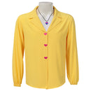 Anime K-Pop: Demon Hunters Saja Boys Romance Cosplay Costume Yellow Skirt - AwwwCos