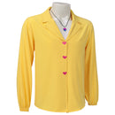 Anime K-Pop: Demon Hunters Saja Boys Romance Cosplay Costume Yellow Skirt - AwwwCos