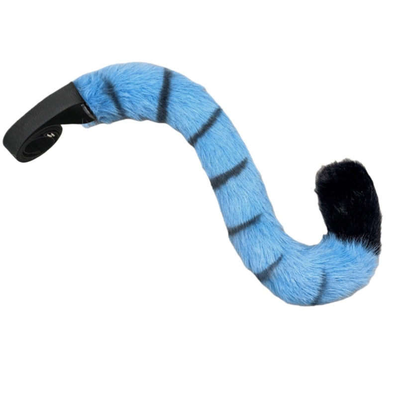 Anime K-Pop: Demon Hunters Tiger Cosplay Beast Fluffy Ear Headband Tail - AwwwCos