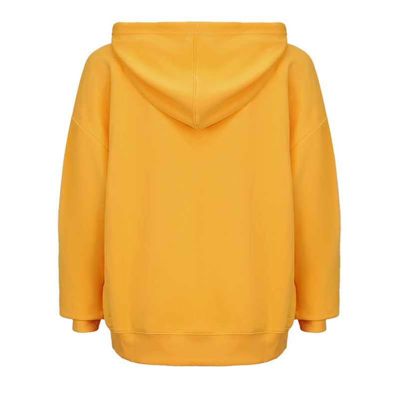 Anime K-Pop: Demon Hunters Zoey Cosplay Costume Yellow Hoodies - AwwwCos