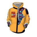 Anime K-Pop: Demon Hunters Zoey Rumi Mira Cosplay Printed Orange Hoodies - AwwwCos