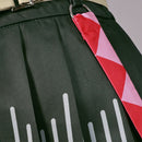 Anime Kasane Teto Cosplay Asymmetric Bell Sleeve Top Pleated Skirt - AwwwCos