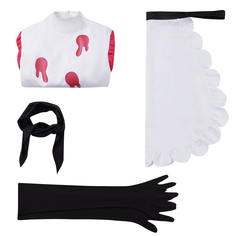 Anime Hazbin Hotel Niffty Cosplay Costume Dress Apron Women Girls Outfit