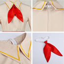 Anime Kinema Citrus Lara Cosplay Costume Light Khaki Daily Women Dress
