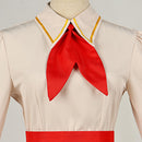 Anime Kinema Citrus Lara Cosplay Costume Light Khaki Daily Women Dress