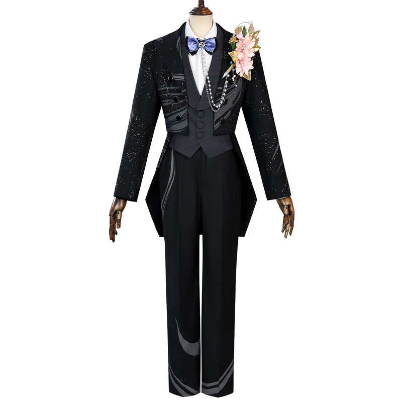 Anime Love and Deepspace Caleb Cosplay Costume Black Uniform - AwwwCos