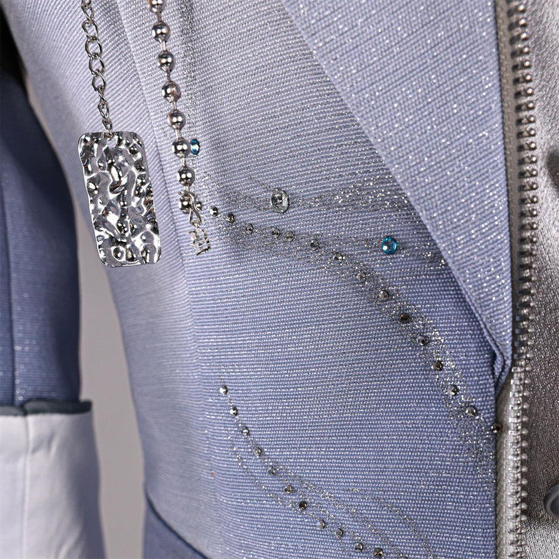 Anime Love and Deepspace Caleb Cosplay Costume Light Blue Uniform Suit - AwwwCos