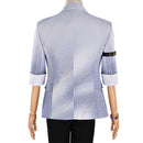 Anime Love and Deepspace Caleb Cosplay Costume Light Blue Uniform Suit - AwwwCos