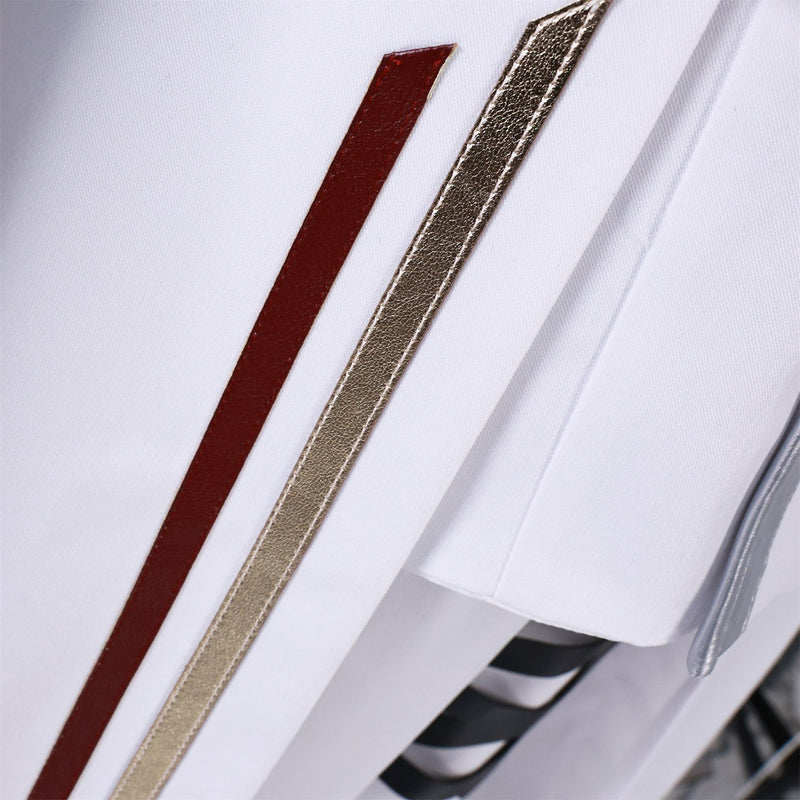 Anime Love and Deepspace Caleb Cosplay Costume White Suit