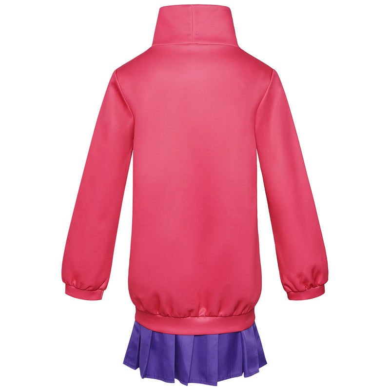 Anime Mabel Pines Cosplay Costumes Red Long Sleeve Top Purple Skirt