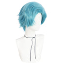 Anime Oshi no Ko Aquamarine Hoshino Cosplay Wig Short Blue Curly Hair - AwwwCos