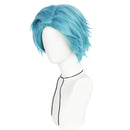 Anime Oshi no Ko Aquamarine Hoshino Cosplay Wig Short Blue Curly Hair - AwwwCos