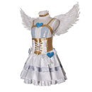 Anime Panty & Stocking with Garterbel Stocking Cosplay Costume Feather Wings