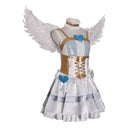 Anime Panty & Stocking with Garterbel Stocking Cosplay Costume Feather Wings