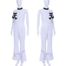 Anime Panty & Stocking with Garterbelt Brief Cosplay Costume White Suit - AwwwCos