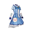 Anime Pretty Cure Aoki Reika Cosplay Costume Waist Bag Blue Mini Dress
