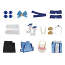 Anime Pretty Cure Aoki Reika Cosplay Costume Waist Bag Blue Mini Dress