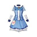 Anime Pretty Cure Aoki Reika Cosplay Costume Waist Bag Blue Mini Dress