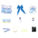 Anime Pretty Cure Cure Diamond Rikka Hishikawa Cosplay Costume Blue Dress