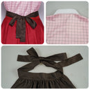 Anime Puella Magi Madoka Magica Sakura Kyouko Cosplay Costume Pink Maid Uniform