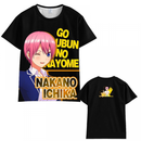 Anime Quintessential Manga Quintuplets Adult Kids Unisex T-Shirt - AwwwCos