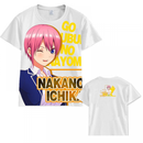 Anime Quintessential Manga Quintuplets Oversized Unisex T-Shirt