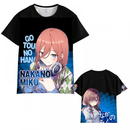 Anime Quintessential Manga Quintuplets Oversized Unisex T-Shirt