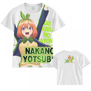Anime Quintessential Manga Quintuplets Oversized Unisex T-Shirt
