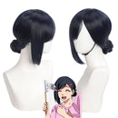 Anime Sakamoto Days Aoi Sakamoto Cosplay Wig Dark Blue Hair - AwwwCos