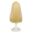 Anime Sakamoto Days Shishiba Cosplay Wig Pale Gold Straight Hair - AwwwCos