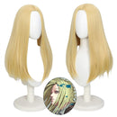Anime Sakamoto Days Shishiba Cosplay Wig Pale Gold Straight Hair - AwwwCos