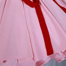 Anime Shugo Chara Hinamori Amu Cosplay Costume Pink Vest Skirt - AwwwCos