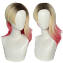 Spider Man Gwen Cosplay Wig Gradient Pink Women Hair - AwwwCos