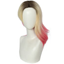 Spider Man Gwen Cosplay Wig Gradient Pink Women Hair - AwwwCos