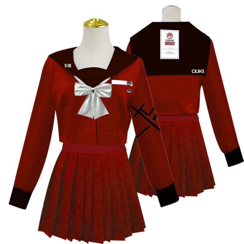 Anime The Hundred Line Last Defense Academy Tsukumo Kako Cosplay Costume - AwwwCos