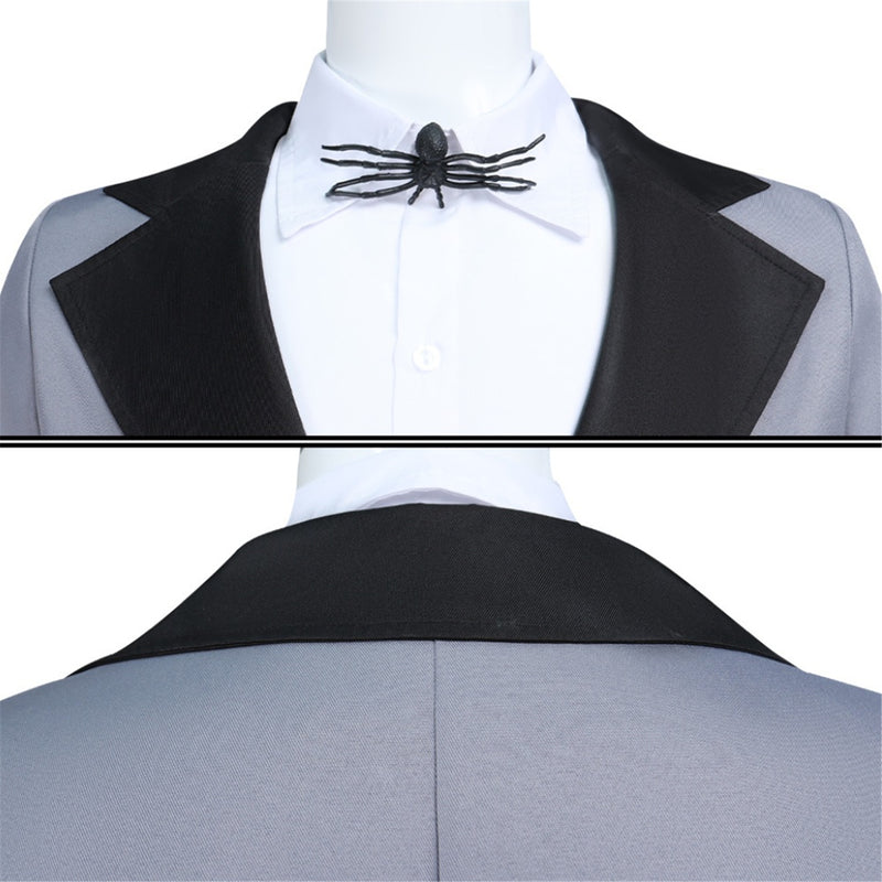 Anime The Nightmare Before Christmas Mayor Cosplay Costume Gray Uniform