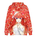 Anime The Quintessential Quintuplets Cosplay Hooded Coat Sweater - AwwwCos