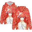 Anime The Quintessential Quintuplets Cosplay Hooded Coat Sweater - AwwwCos