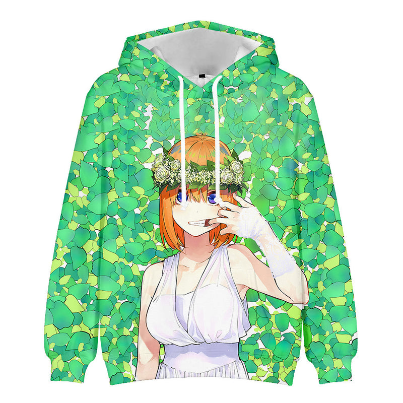 Anime The Quintessential Quintuplets Cosplay Hooded Coat Sweater