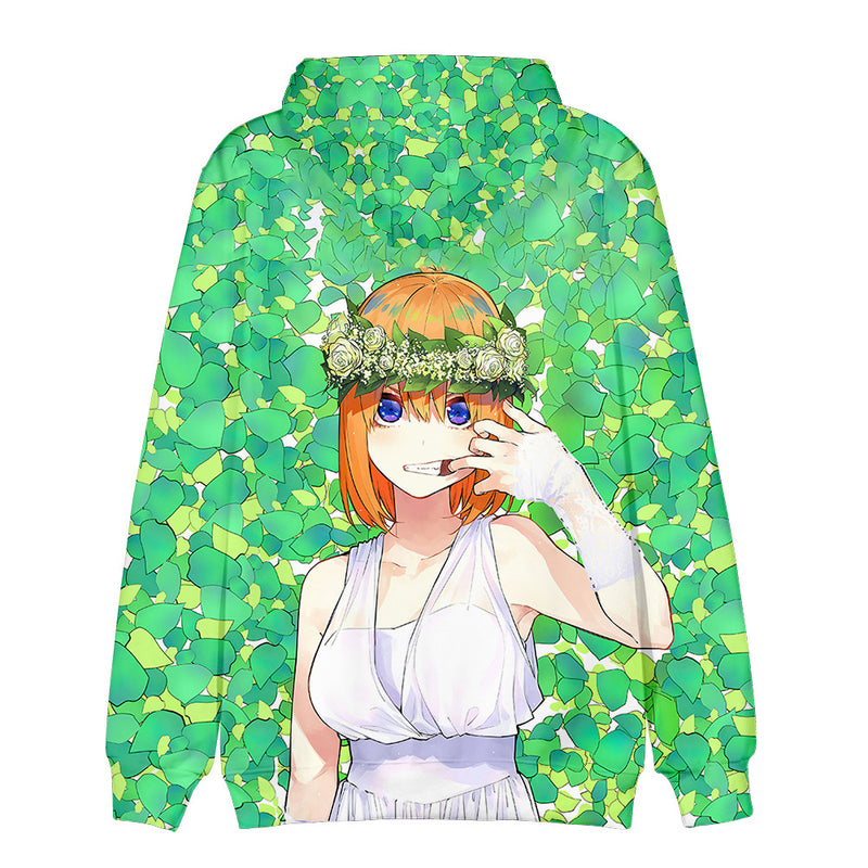 Anime The Quintessential Quintuplets Cosplay Hooded Coat Sweater