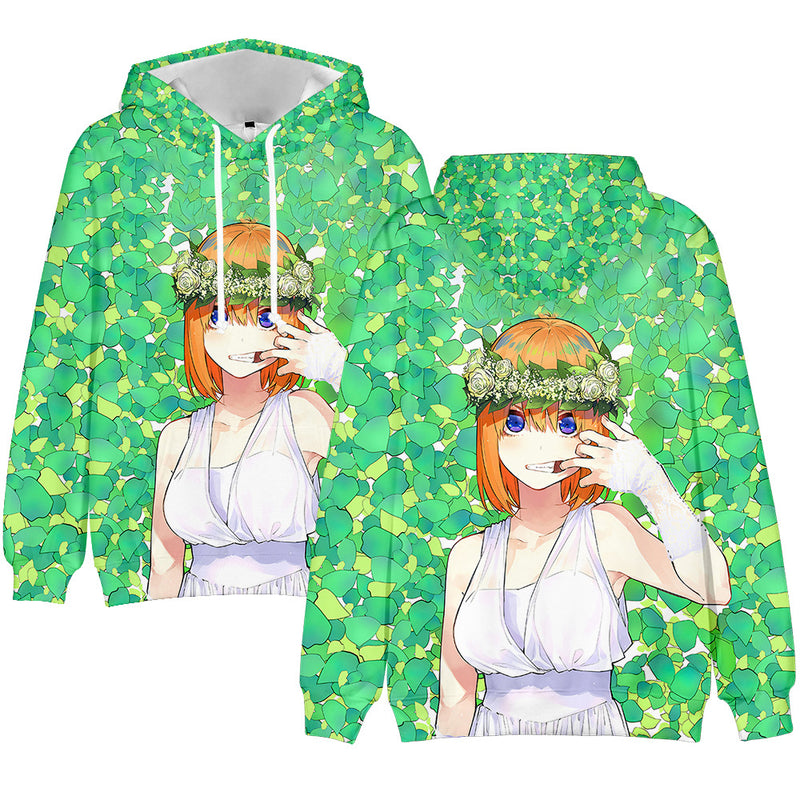 Anime The Quintessential Quintuplets Cosplay Hooded Coat Sweater