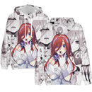 Anime The Quintessential Quintuplets Cosplay Hoodie Jacket Sweater - AwwwCos