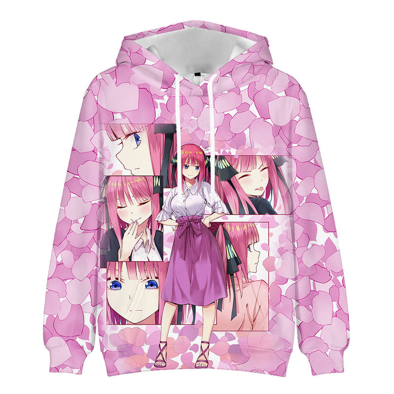 Anime The Quintessential Quintuplets Cosplay Hoodie Jacket Sweater