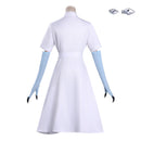 Anime This Monster Wants to Eat Me Omi Shiori Cosplay Costume White Dress