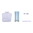 Anime This Monster Wants to Eat Me Omi Shiori Cosplay Costume White Dress