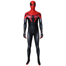 Anime Ultimate Spider-Man Cosplay Costume Men Zipper Jumpsuit